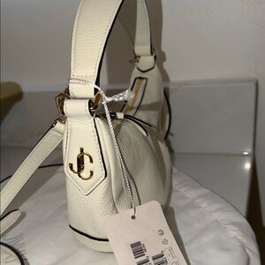 Jimmy Choo White Leather Women's Bag